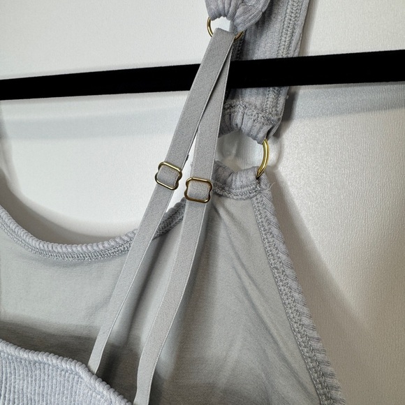 Aerie Ribbed Bra Grey - Picture 5 of 12